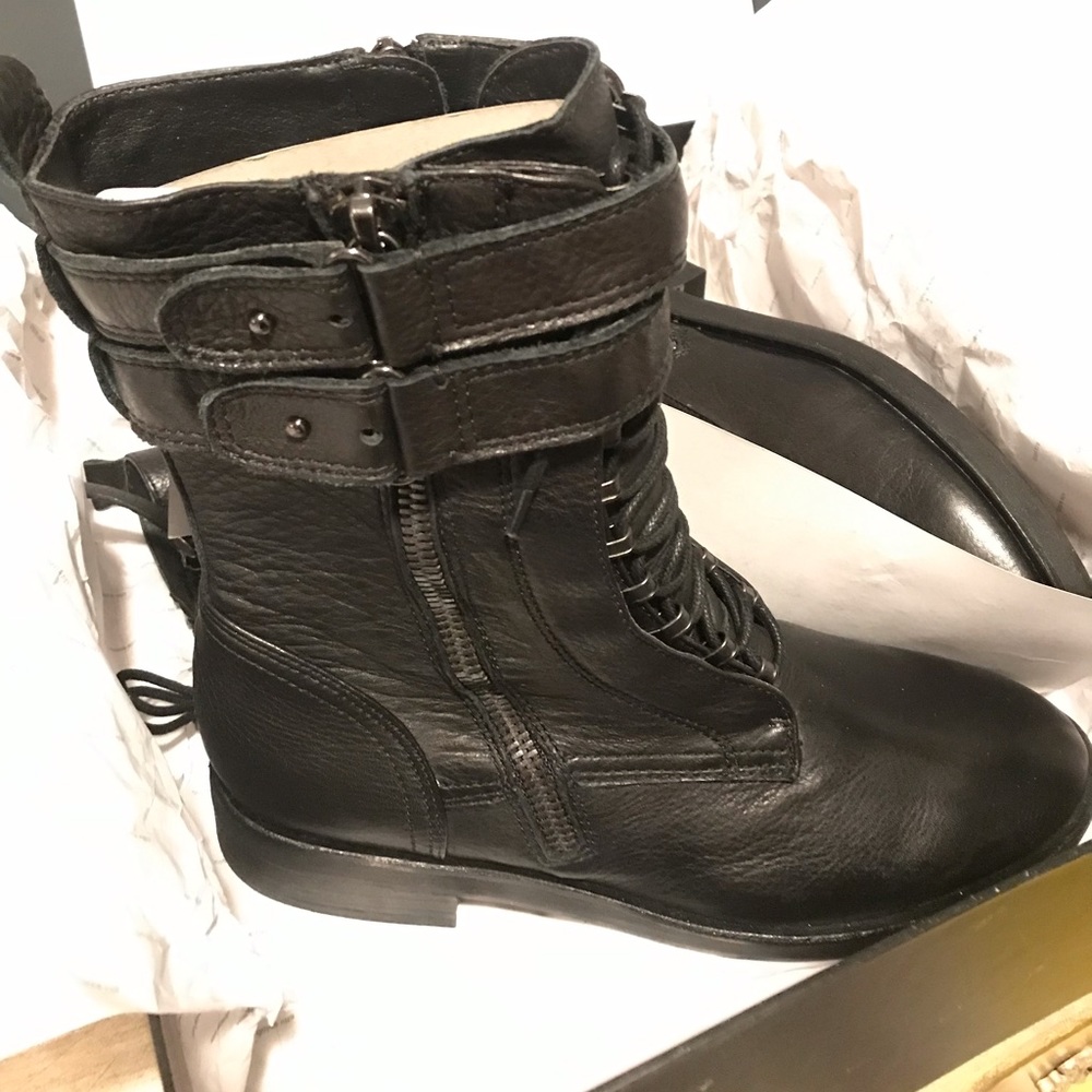Brand new black Dolce Vita combat boots size 9